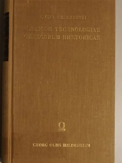 Lexicon technologiae Graecorum rhetoricae