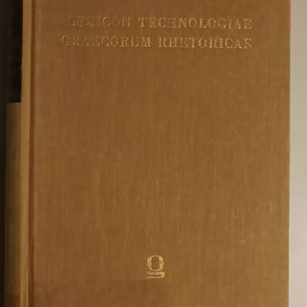 Lexicon technologiae Graecorum rhetoricae