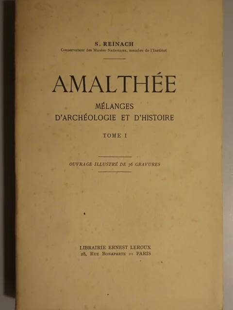 Amalthée. Mélanges d'archéologie et d'histoire