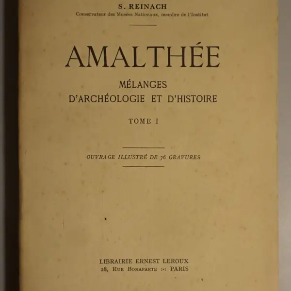 Amalthée. Mélanges d'archéologie et d'histoire