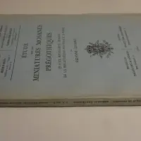 Étude sur les miniatures mosanes prégothiques. Quatre manuscrits mosans de la Bibliothèque nationale, à Paris