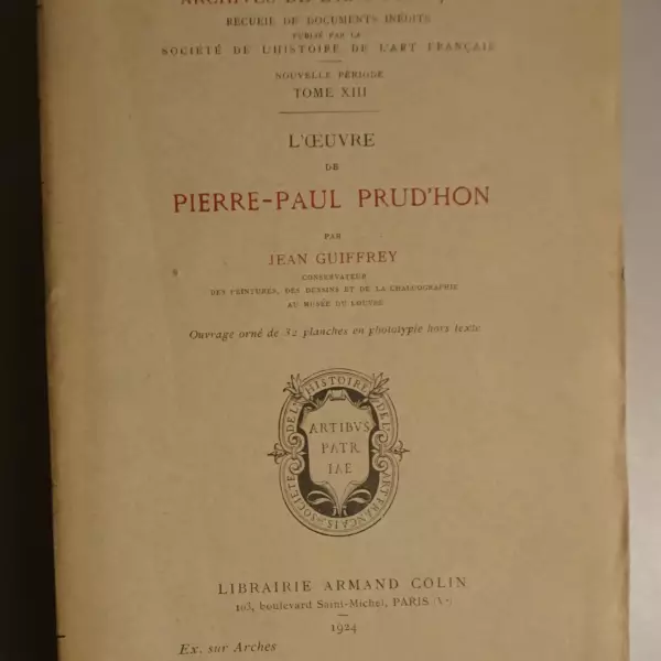 L'oeuvre de Pierre-Paul Prud'hon