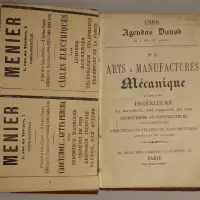 Agendas Dunod N° 3 Arts et manufactures mécaniques à l'usage des ingénieurs du matériel des chemins de fer, conducteurs et constructeurs de locomotives, directeurs d'ateliers de constructions