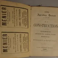 Agendas Dunod N° 1 Construction à l'usage des ingénieurs, architectes, agents voyers, conducteurs et entrepreneurs de travaux publics