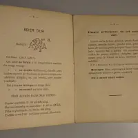 Album - Classification - Tarif des aciers fins soudables (brevetés) pour outils, coutellerie, taillanderies fines, cables, cordes, moulages, etc.