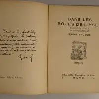 Dans les boues de l'Yser. Carnet de route du sous-lieutenant Raoul Snoeck