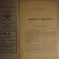 Avant le Désastre