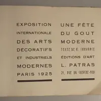 Album souvenir de l'exposition internationale des arts décoratifs Paris 1925