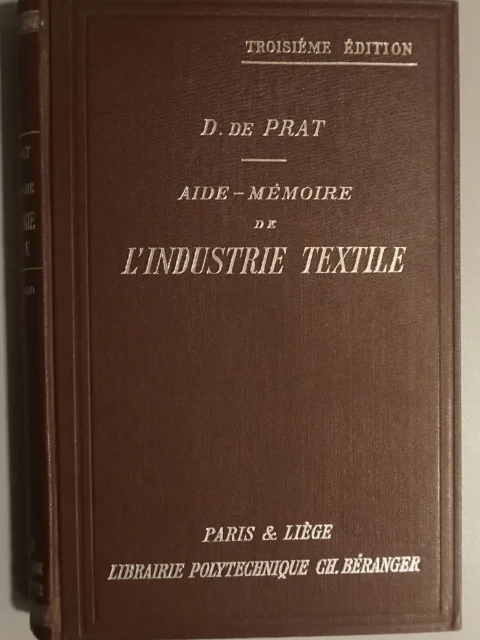 Aide-mémoire de l'industrie textile