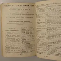 Plan Commode. Guide-Indicateur des rues de Paris. Moyens de transport. Renseignements utiles