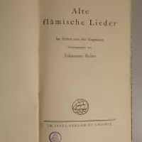 Alte flämische Lieder