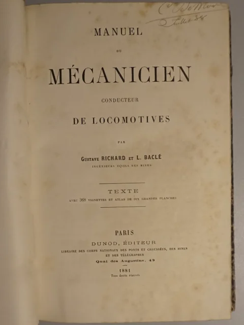 Manuel du mécanicien conducteur de locomotives