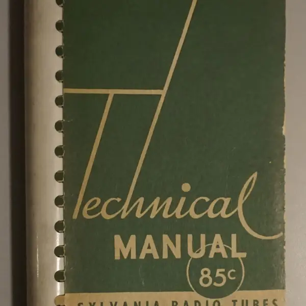 Technical manual sylvania radio tubes