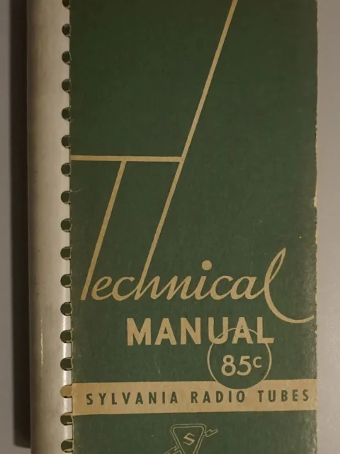 Technical manual sylvania radio tubes