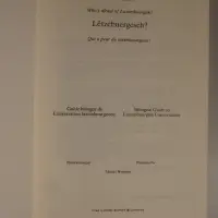 Lëtzebuergesch? Who's afraid of Luxembourgish? Qui a peur du luxembourgeois?