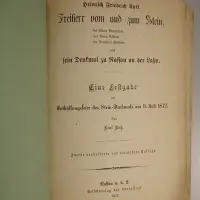 Heinrich Friedrich Karl, Freiherr vom und zum Stein und sein Denkmal zu Nassau an der Lahn. Eine Festgabe zur Enthüllungsfeier des Stein-Denkmals am 9. Juli 1872