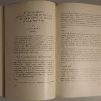 Enseignements de la guerre 1939-1945 dans la domaine de la nutrition