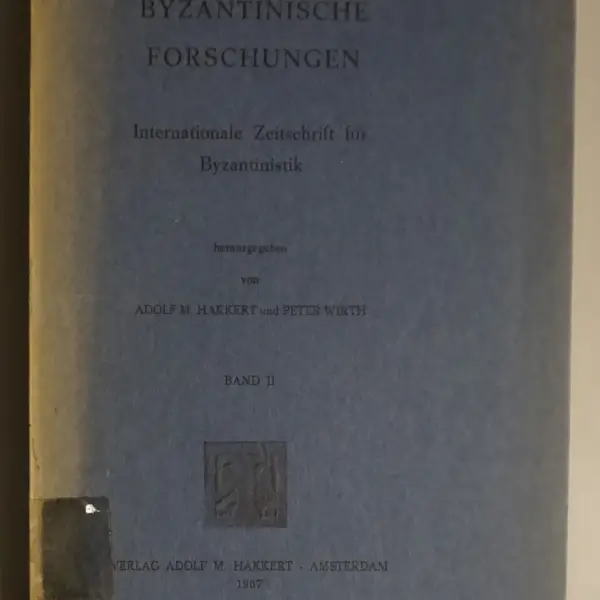 Polychordia. Festschrift Franz Dölger zum 75. Geburtstag. Band II