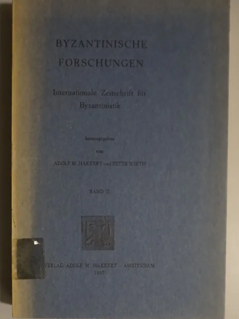 Polychordia. Festschrift Franz Dölger zum 75. Geburtstag. Band II