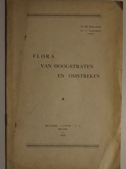 Flora van Hoogstraten en omstreken