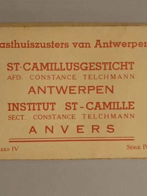 Gasthuiszusters van Antwerpen, St.-Camillusgesticht, Afd. Constance Telchmann - Reeks IV