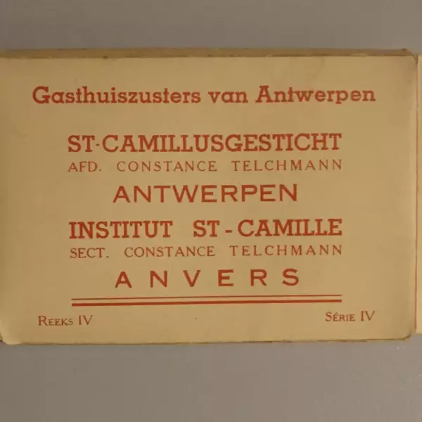 Gasthuiszusters van Antwerpen, St.-Camillusgesticht, Afd. Constance Telchmann - Reeks IV