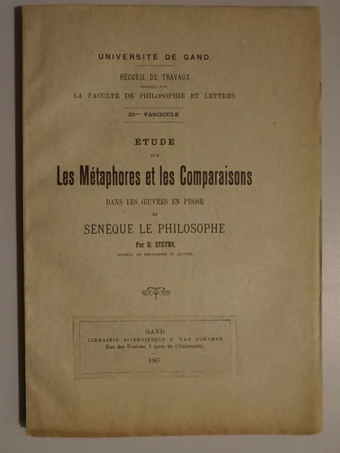 Étude sur les métaphores et les comparaisons dans les oeuvres en prose de Sénèque le philosophe
