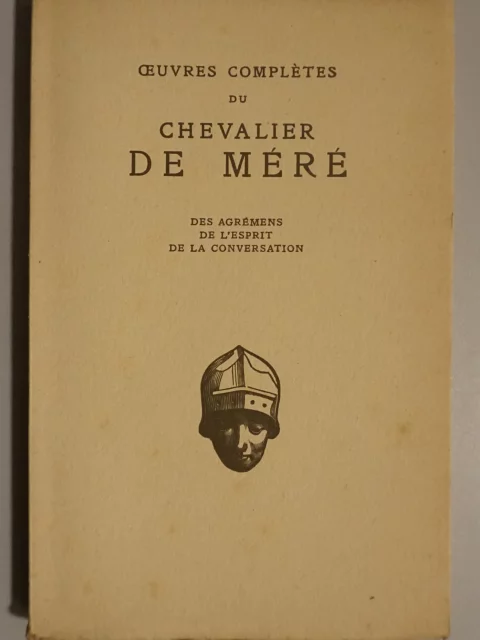 Oeuvres complètes du Chevalier de Méré