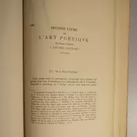 L'Art poëtique de Jacques Peletier du Mans (1555)