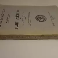 L'Art poëtique de Jacques Peletier du Mans (1555)