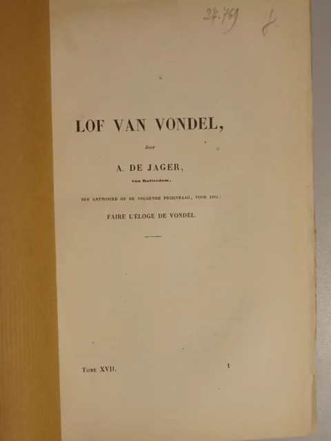 Lof van Vondel