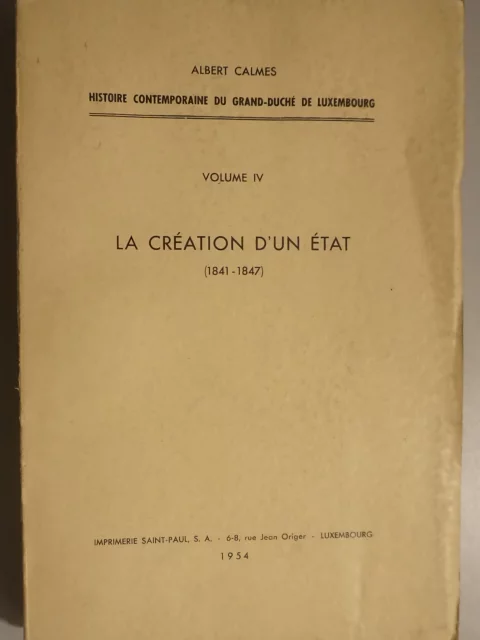 La création d'un état (1841-1847)