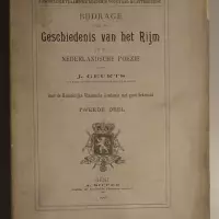 Bijdrage tot de geschiedenis van het rijm in de Nederlandsche poëzie