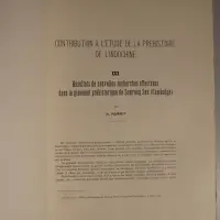 Contribution à l'étude de la préhistoire de l'Indochine III.