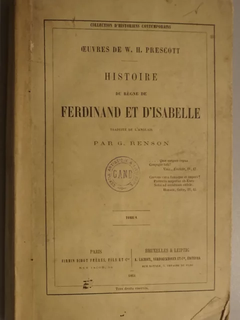 Histoire du règne de Ferdinand et d'Isabelle