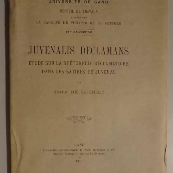 Juvenalis declamans