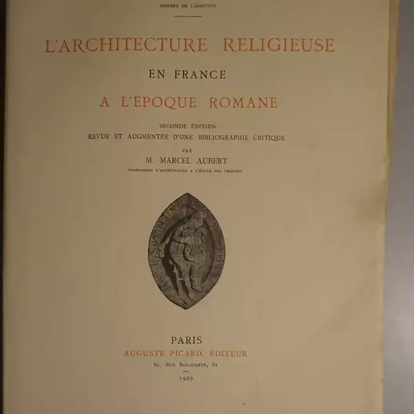 L'Architecture religieuse à l'époque romane en France