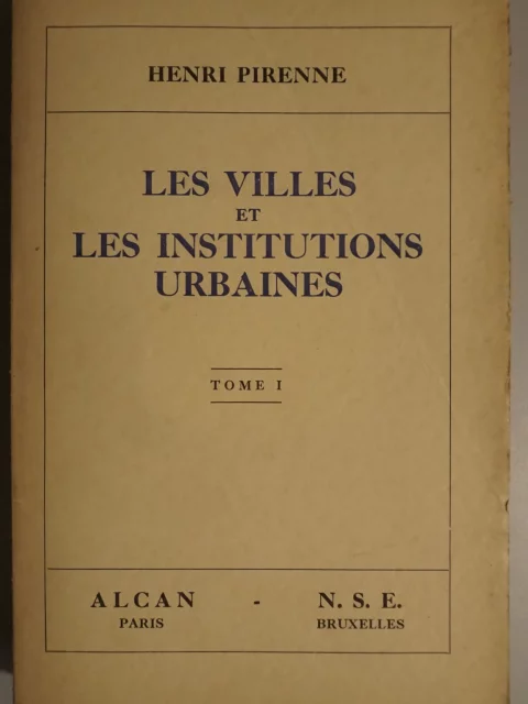 Les Villes et les Institutions urbaines