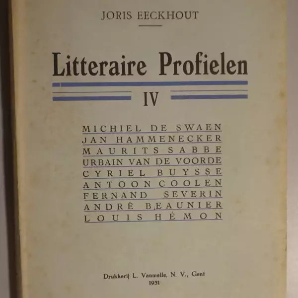 Litteraire profielen IV