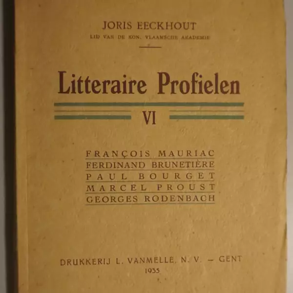 Litteraire profielen VI