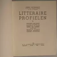 Litteraire profielen X