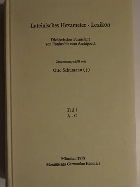 Lateinisches Hexameter-Lexikon