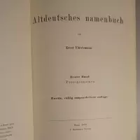 Altdeutsche namenbuch. Erster Band: Personennamen