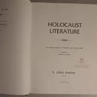 Holocaust Literature. An encyclopedia of writers and their work