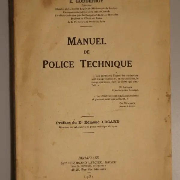 Manuel de Police Technique