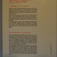 Jalons pour une Histoire Religieuse de la Wallonie