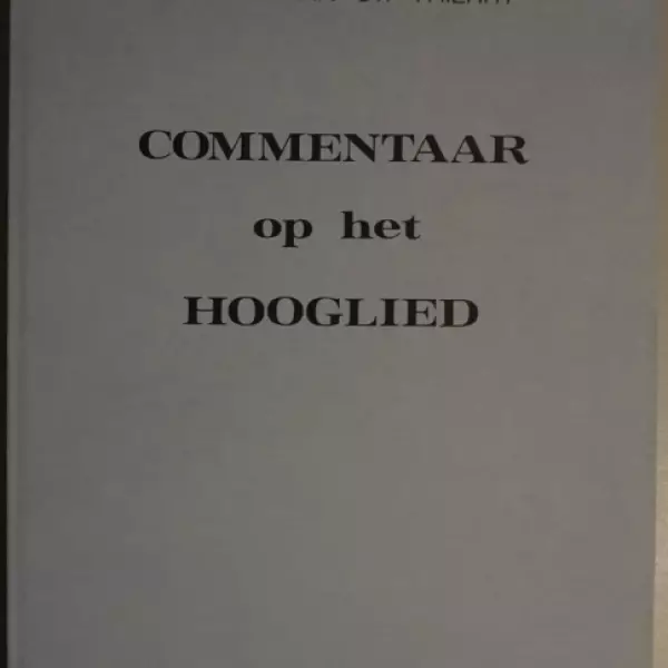 Commentaar op het Hooglied