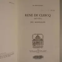 René De Clercq (1877-1932) een monografie