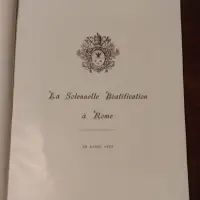 La bienheureuse Thérèse de l'Enfant-Jésus - Sa Béatification