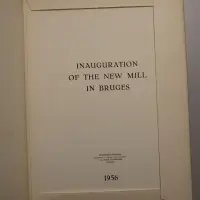 Union Cotonnière: inauguration of the new mill in Bruges